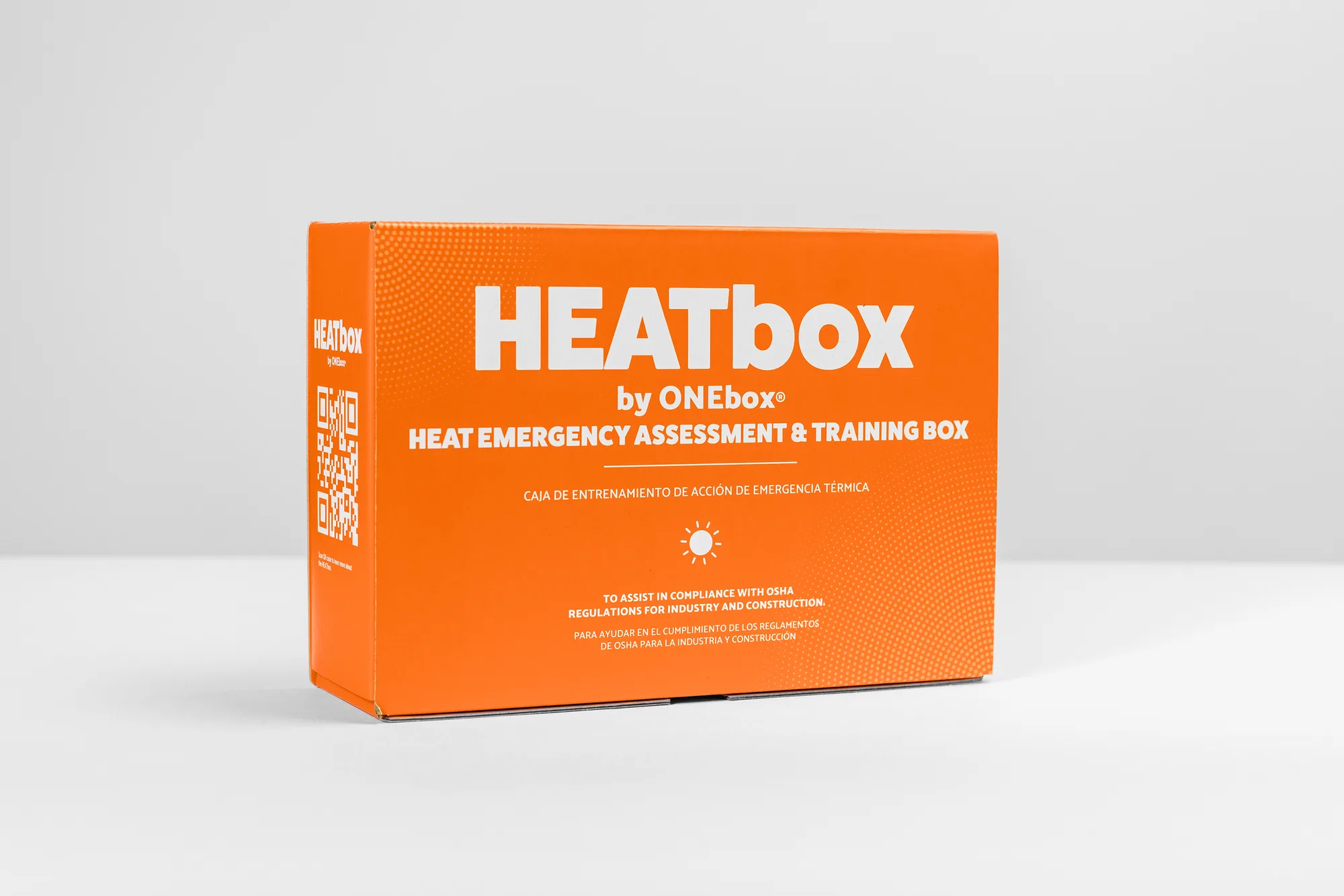 HEATbox retail packaging, front view